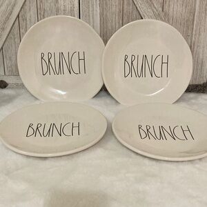 Rae Dunn Brunch Plates Set